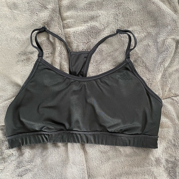 Adidas Black Sports Bra - Picture 1 of 6